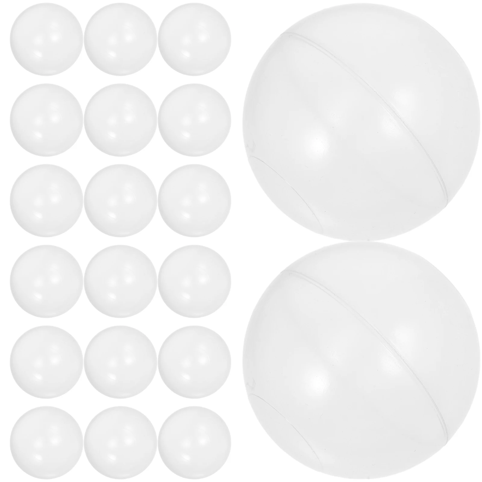 

50 Pcs Balls Pit Ocean Outdoor Toddler 6cm Transparent Plastic Birthday