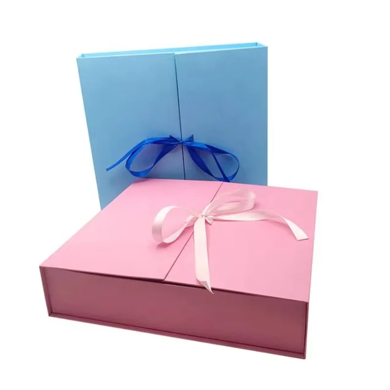 2025New Design 12 24 Days Cosmetic Packaging With Ribbon Paper Box Empty Christmas Advent Calendar for Beauty - Image 3