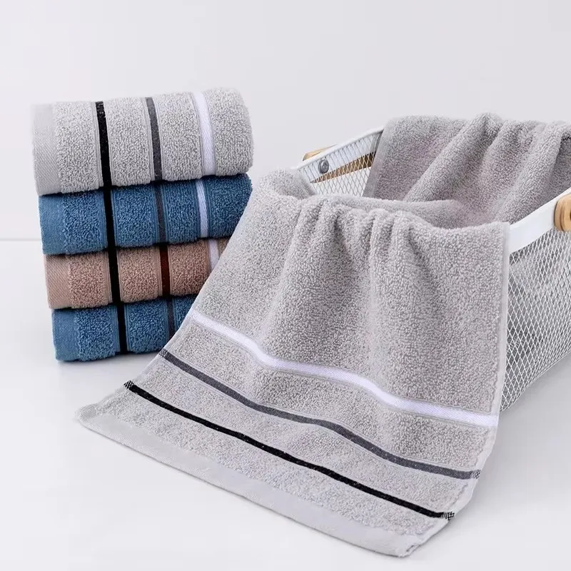 3 Colors Plush Cotton Towel Set -Perfect for Both Adults and Young People for Home Use or Camping, Makes a Great Gift for Family
