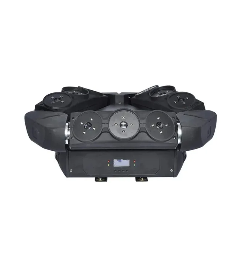 LED RGBW 4in1 9 Eyes 3W Mini Spider Light Nine-headed Bird Moving Head Beam Stage Light for Night PLS-L9H