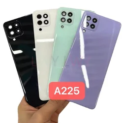 For Samsung Galaxy A22 4G A225 Back Battery Cover Door Rear Housing Replacement Parts Battery Cover With Camera Lens