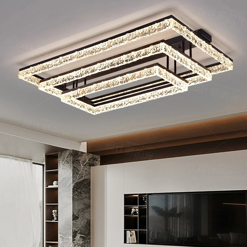 Luz de teto para casa, decoração de quarto, luz LED inteligente, luz de teto para sala de estar, luminária interna, luz acrílica