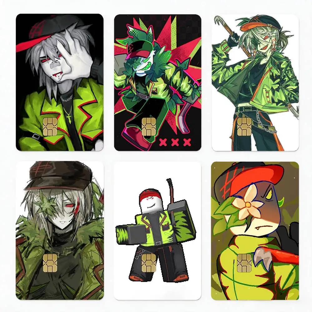 Game B-block Tales Griefer 4pcs 1Set Card Stickers Small Waterproof Chip 4PCS Card Sticker Anti-Scratch