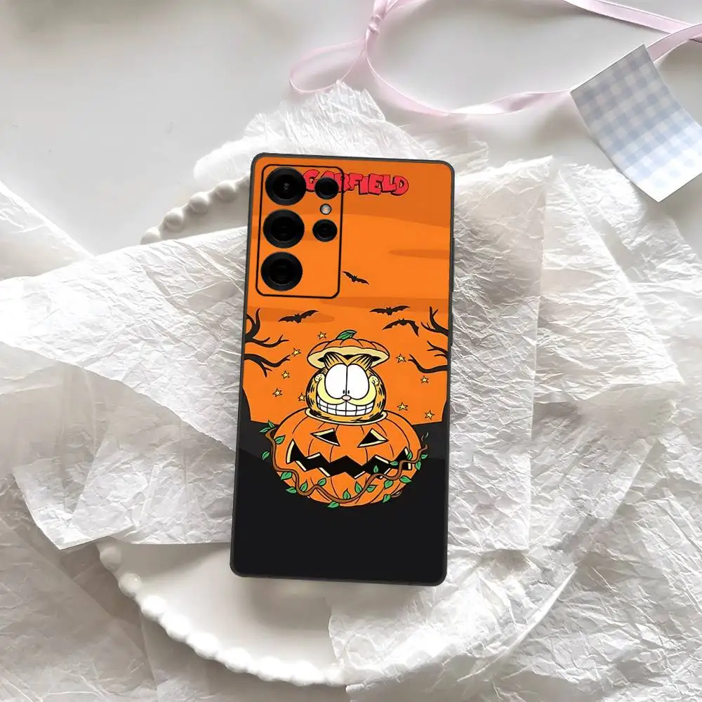 Cute Cartoon G-Garfields Phone Case For Samsung S 24 Fe 25 Ultra Plus 20 Lite 21 30 22 23 24 22 Ultra 5G Fundas view 4