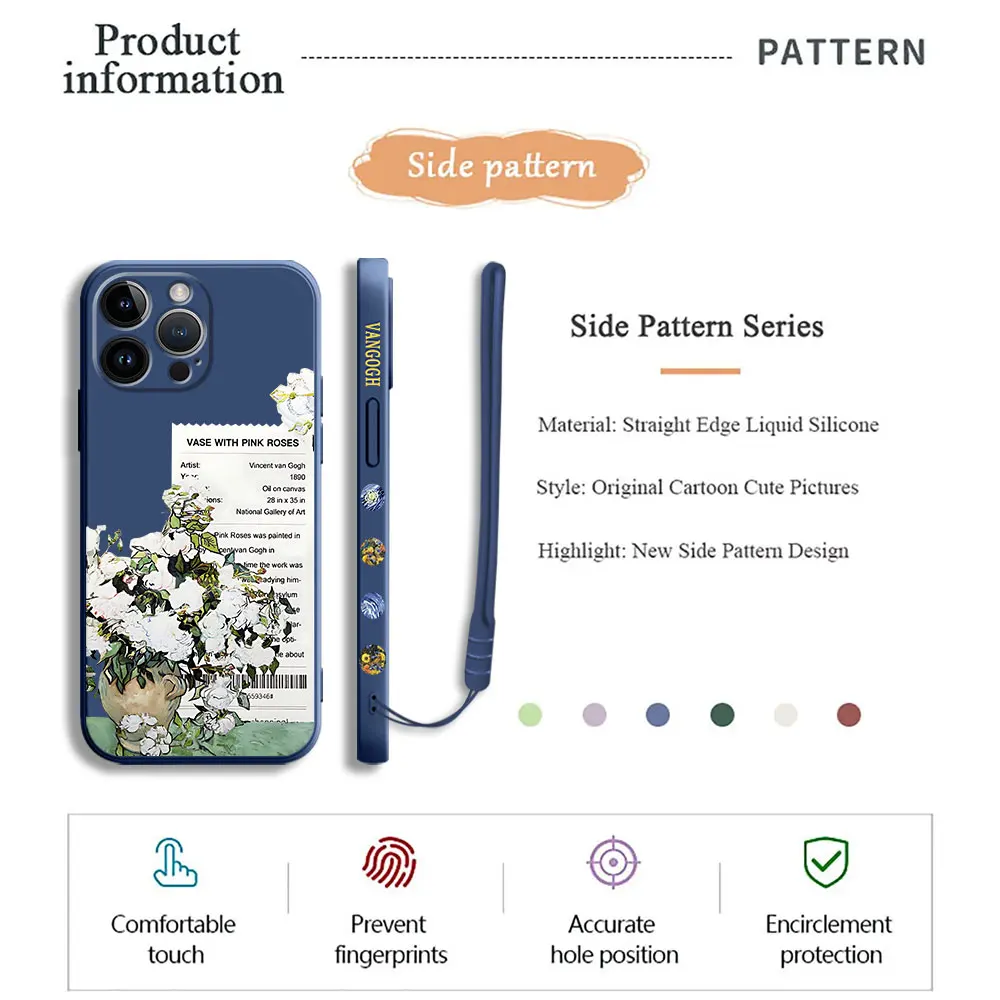 Van Gogh Art Phone Case for Samsung Galaxy A05s A50 A71 A31 A02s A70 A51 A10 A03 A20s A30 A02 A04e A01 Core Silicone Soft Cover