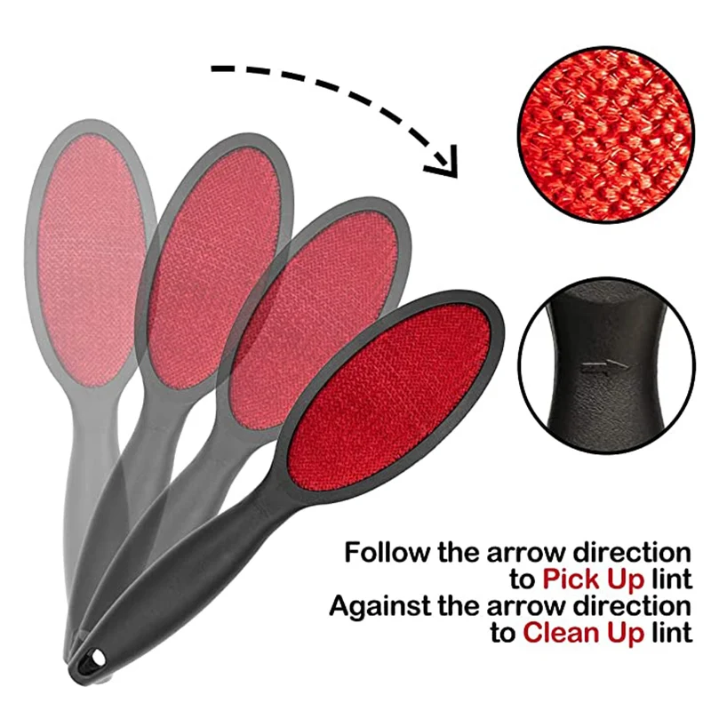 Double Sided Electrostatic Clothes Brush, Remove Pet Hair, Household Cleaning, Hand Operate, Dust Brusher, Lint Remover