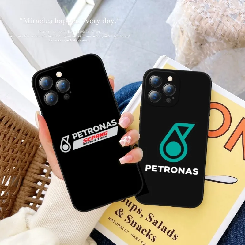 Petronas Oil Company Phone Case FOR IPhone 14 13 11 12 Pro 8 7 Plus X 13 Pro MAX XR XS MINI Black Covers