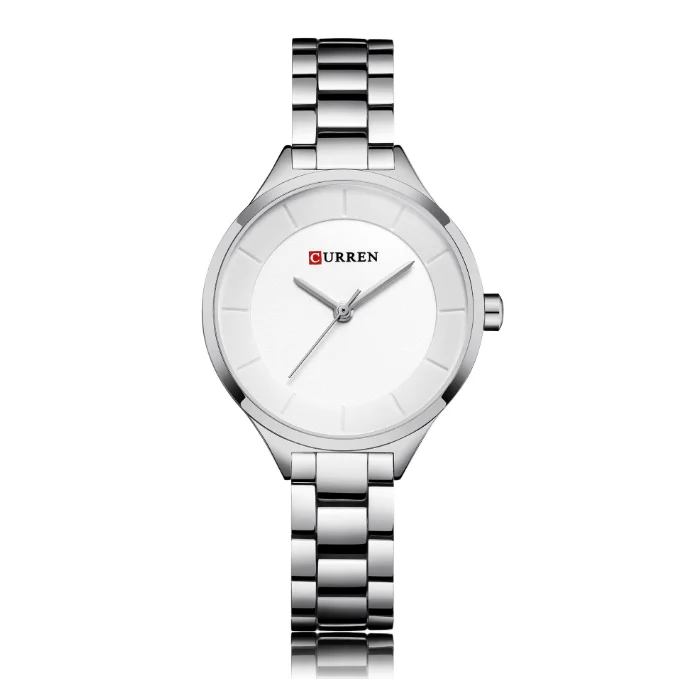 Niche Design for 2024 Hot Selling Waterproof Quartz Steel Strip Watch Korean Casual Women's Watch Ordinary Glass Mirror Material