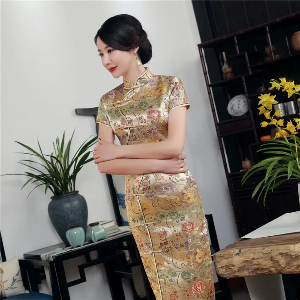 Fashion Clothes Vintage Dress for Women Clothing Streetwear Traditional Chinese Clothing Cheongsams Chinese Qipao Ethnic Style