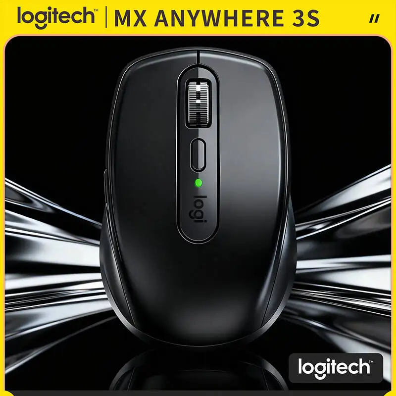 

Компактная мышь Logitech MX Anywhere 3S, эргономичный дизайн, перезаряжаемая, с быстрым прокруткой для портативных ПК Mac