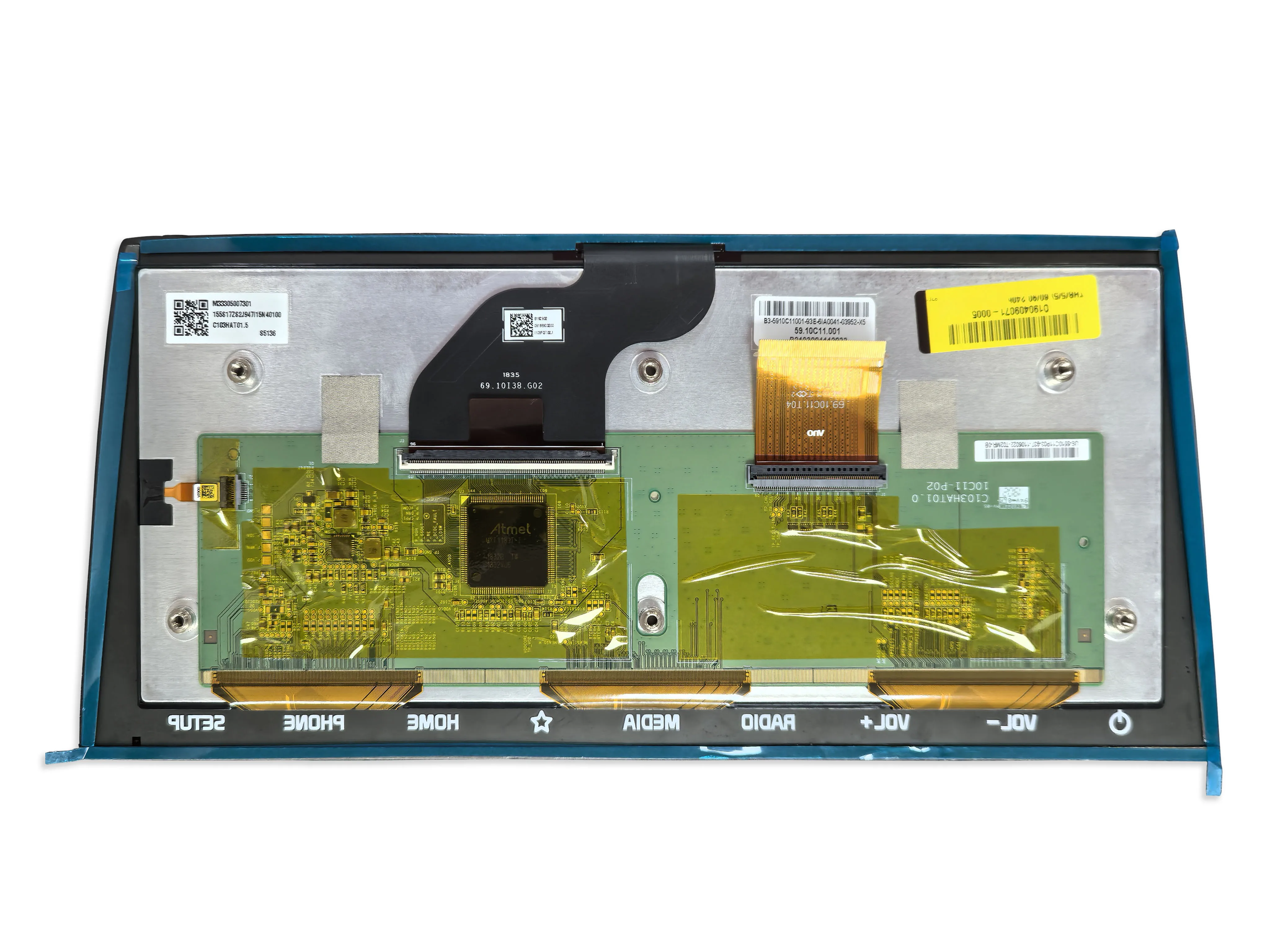 10.3-inch Car Central Control Navigation LCD screen C103HAT01.3 C103HAT01.2 C103HAT01.5 for 2021 Mobista Sport Modern and Kia