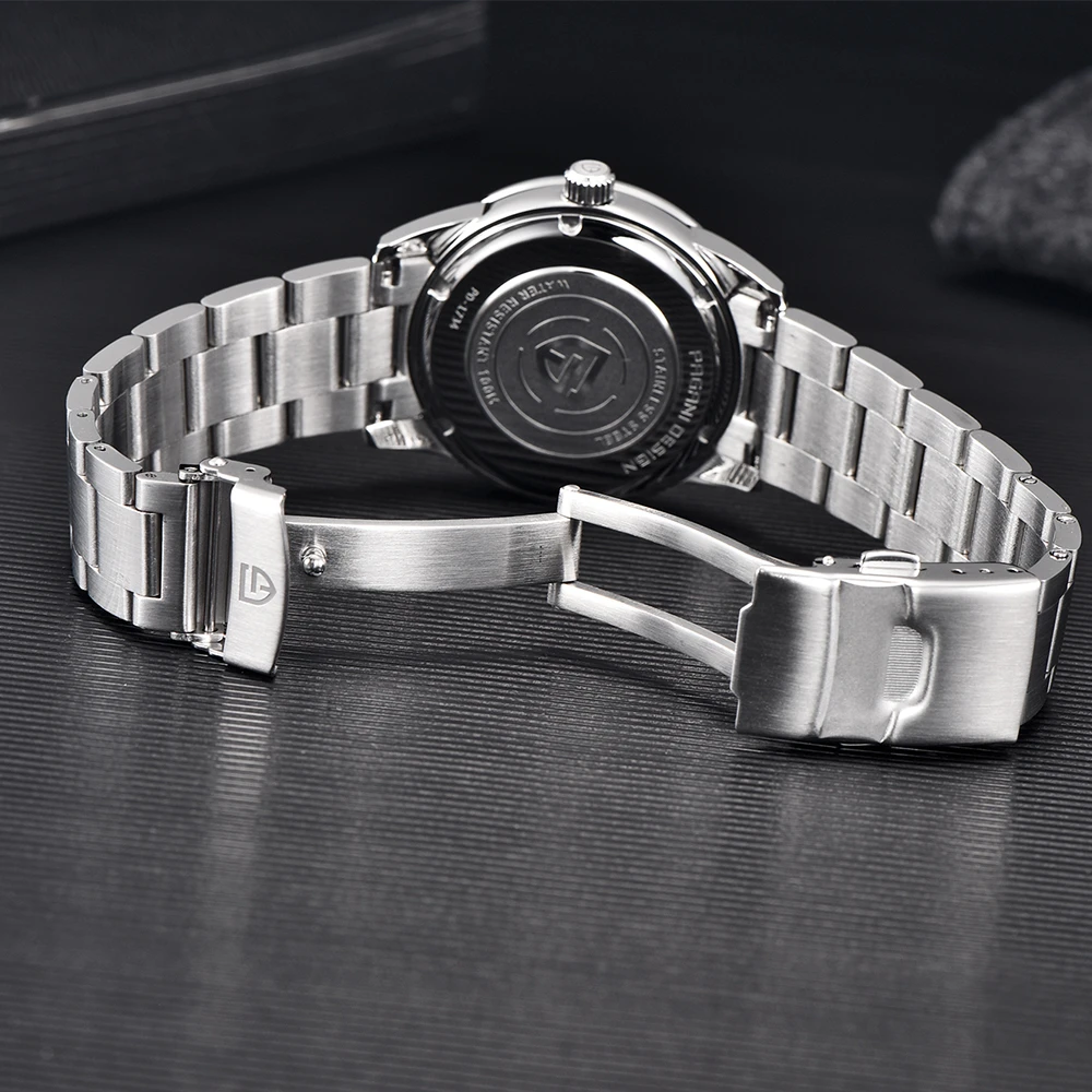 PAGANI DESIGN 40MM Men Quartz Watches TMI VH31 Luxury Business Top Sapphire 316L Stainless Steel 100M Waterproof Watch For Men image 5