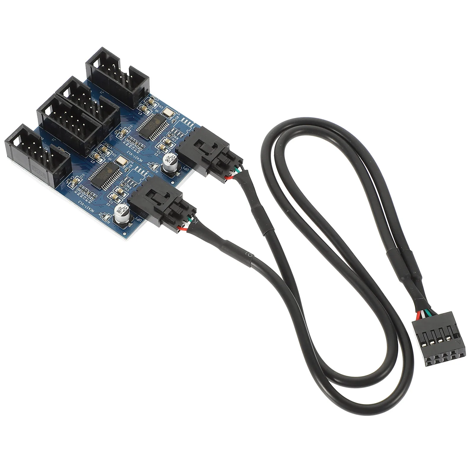 

Usb2.0 Hub Converter 4-Port 9-Pin Motherboard Extension Cable Adapter Splitter For Port Computer Accessory