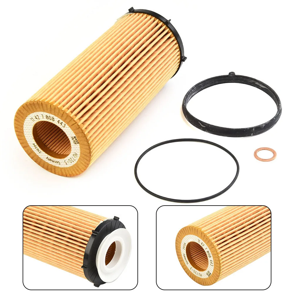 1pc Oil Filter For BMW X5 X6 3 5 7-Series E90 E92 E93 E91 3.0L 2008 11427808443 Automobiles Filters Replacement Wear Parts