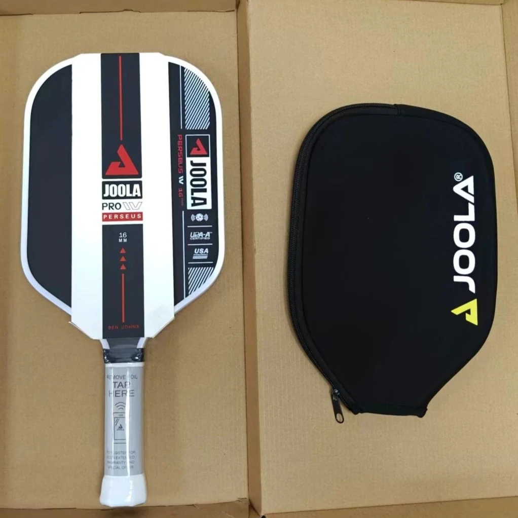 

JOOLA Ben Johns Perseus Pro IV 16MM T700 Carbon Fiber Surface Increased Power Feel Fully Encased Sweet Spot Pickleball Paddles