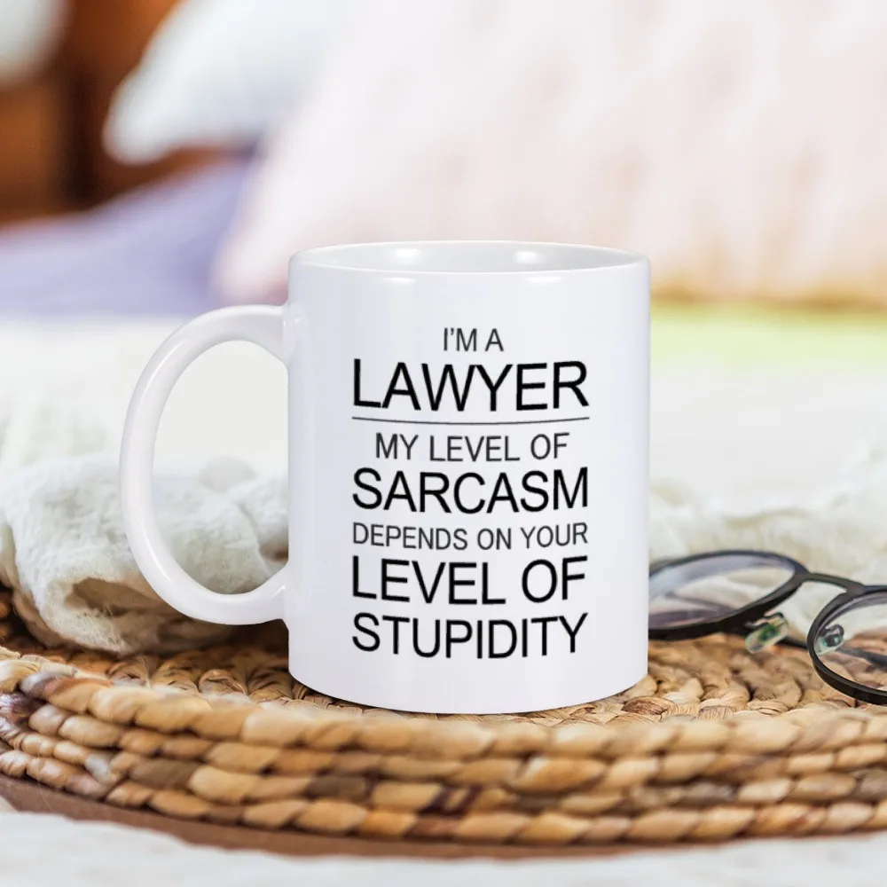 Funny Lawyer Coffee Mug I\'m A Lawyer Sarcasm Novelty Tea Cup Best Future New Attorney Mugs Unique Graduation Gifts for Lawyers