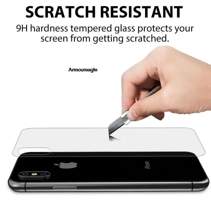 for isaver xs max xr x 6 6s 7 8 plus tempered glass screen protector on for isaver 5s 5c se 4 4s front and back protective film