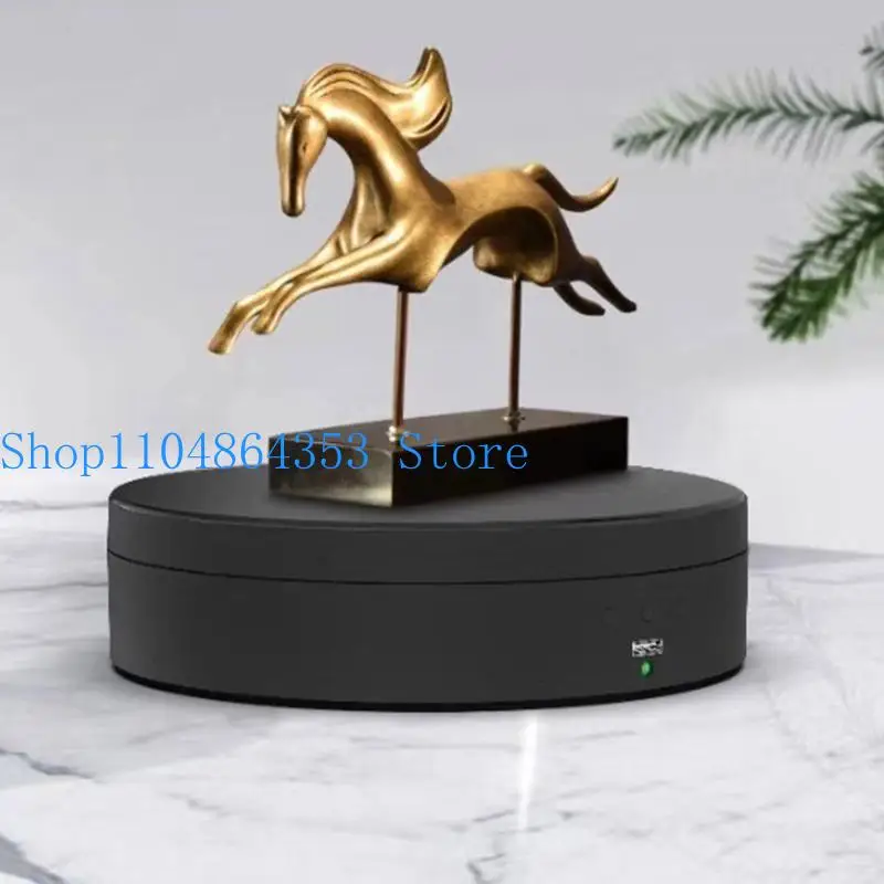 

652F Rotating Display Stand Revolving Turntable for Jewelry,Model,Collectible Display