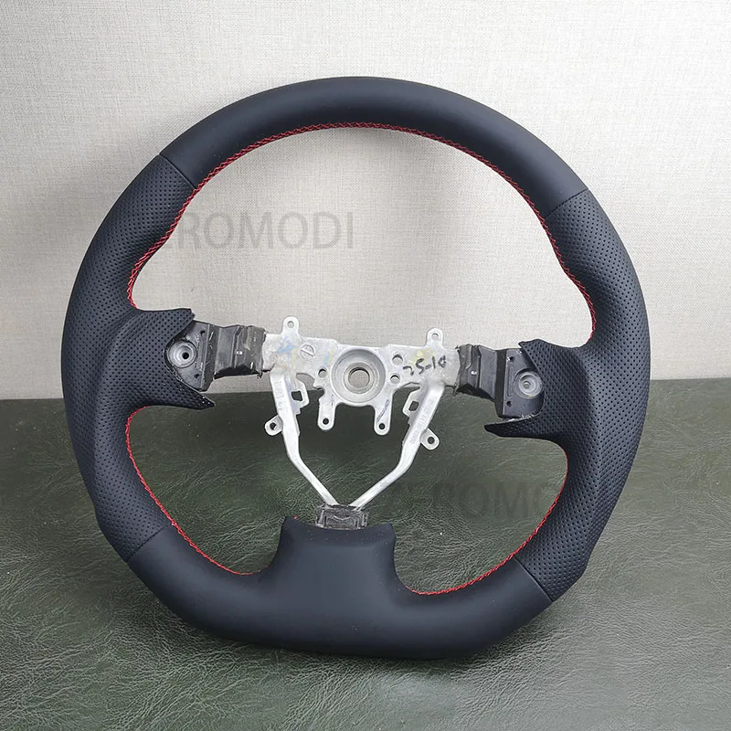 Alcantara Flat bottom Steering wheel For SUBARU Impreza mk3 III wrx sti