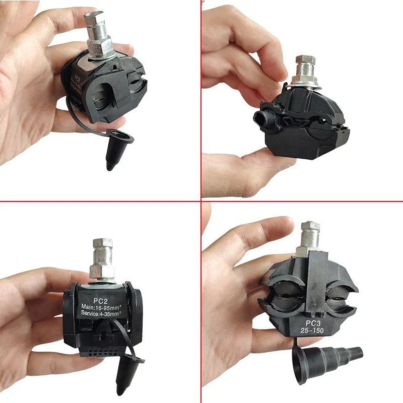 Insulation Piercing Clamp No-Peeling Cable Connector Cable Clips Quick Splitter 1KV Main Line 1.5-35/16-95/35-150 mm2 63A-316A