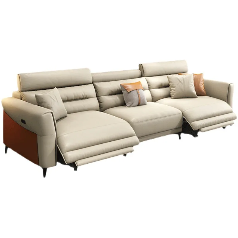 

Canape Nordic Leather Rcliner Sofa Set For Living Room Furniture