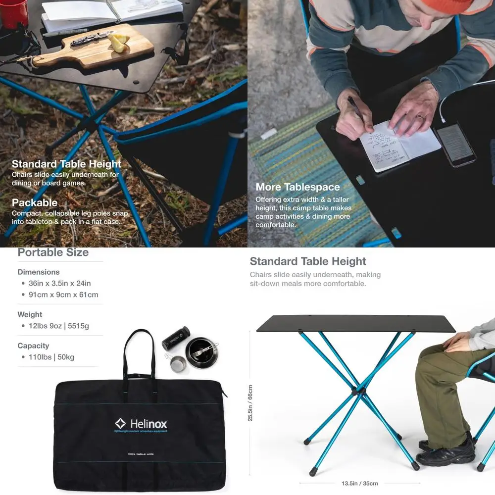 

Портативный широкий уличный обеденный стол для трапез на открытом воздухе