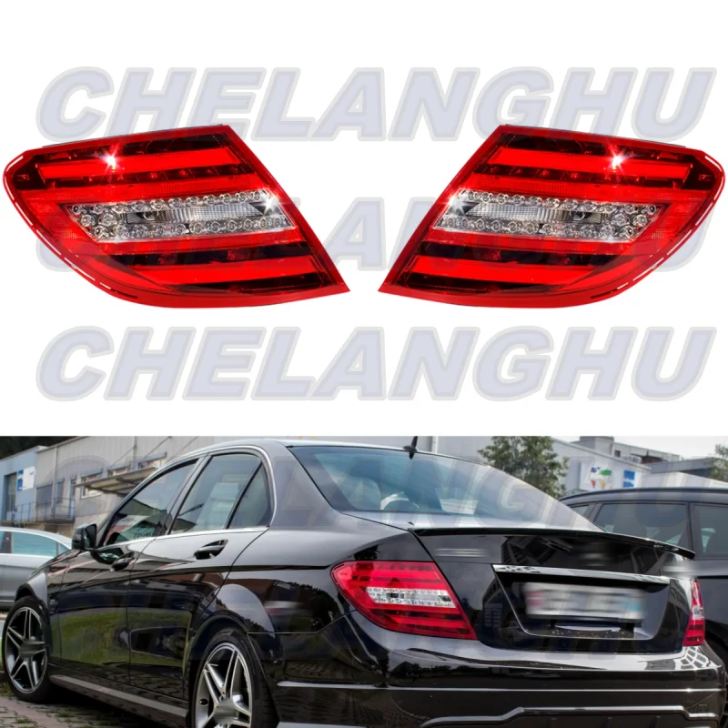 

Pair Left And Right Tail Rear Lamp Light For Benz US Version W204 C63 AMG C180 C200 C250 C300 C350 2011 2012 2013 2014