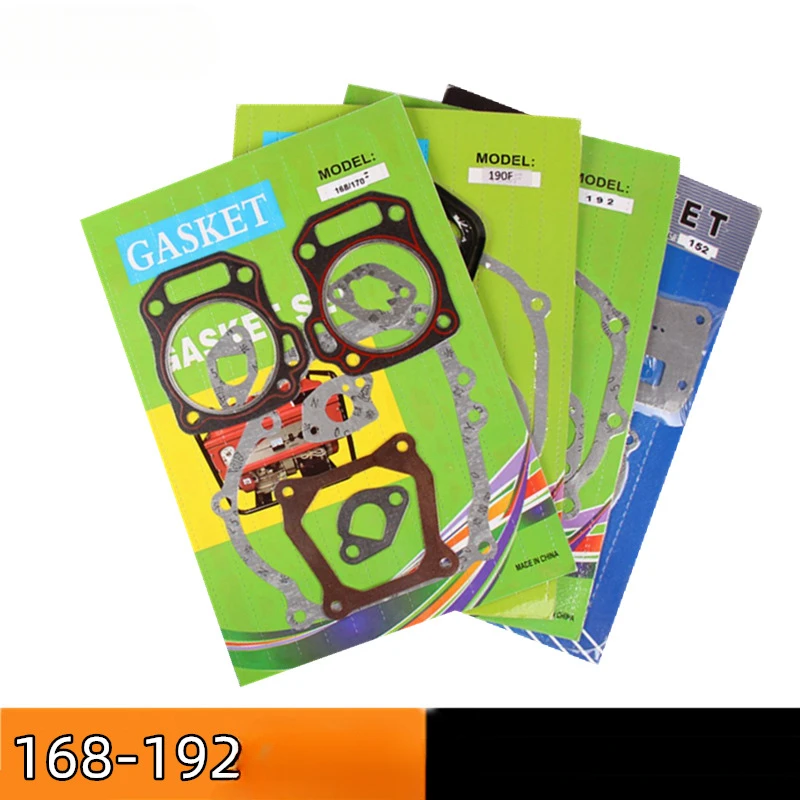 

Для микро культиватора двигателя Q, шпателя, детали генератора 190F, 170F, 168, полного автомобиля, GX160, полный комплект прокладок ldd