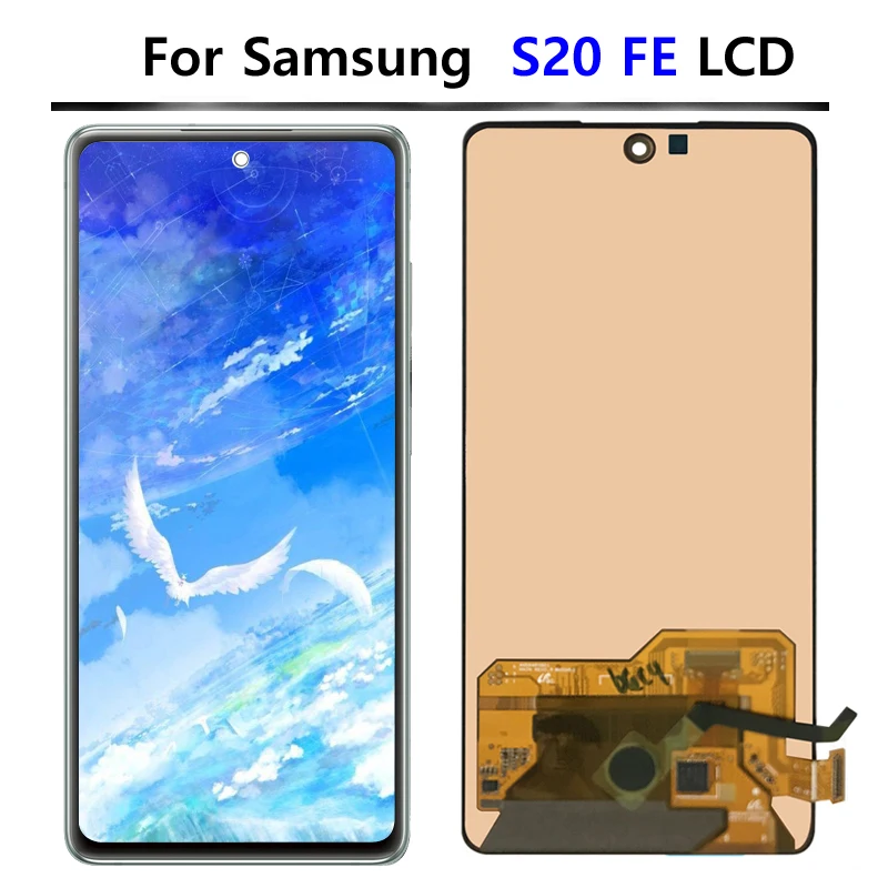 Tested AMOLED LCD Screen For Samsung Galaxy S20 Fan Edition G780F S20 FE 5G LCD Display With Touch Screen Ditigitizer Assembly