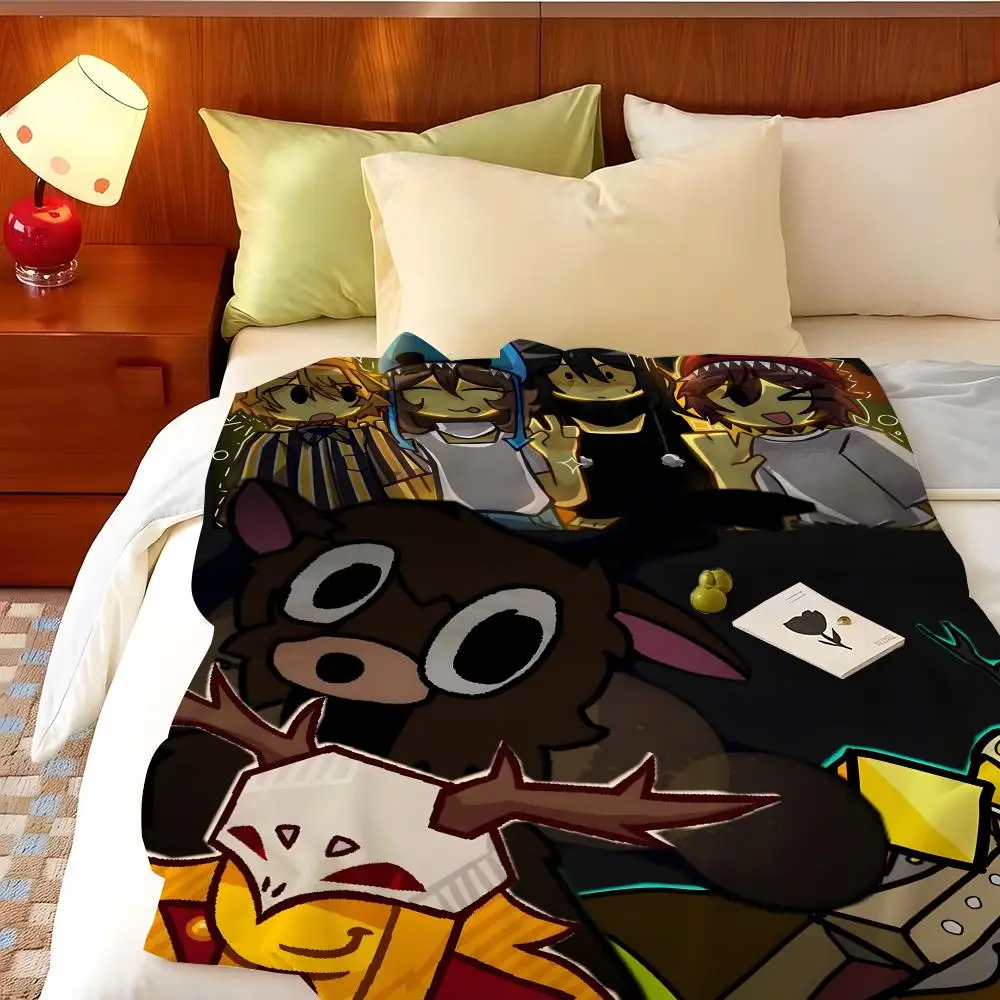 Art N-Nights I-In T-The F-Forest-tt Throw Flannel Throw Blanket, Lightweight Cozy, Durable Washable cute Cool