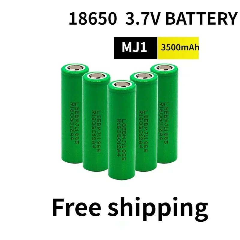 1-20PCS 100% Original MJ1 3.7 v 3500 mah 18650 Lithium Rechargeable Battery For Flashlight batteries for LG MJ1 3500mah battery