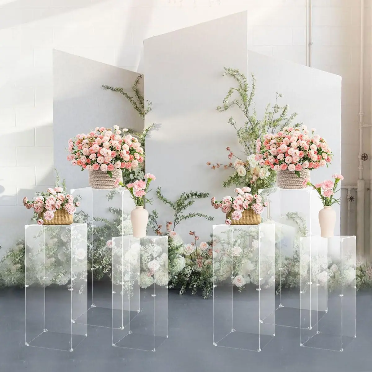 6PCS Acrylic Pedest…