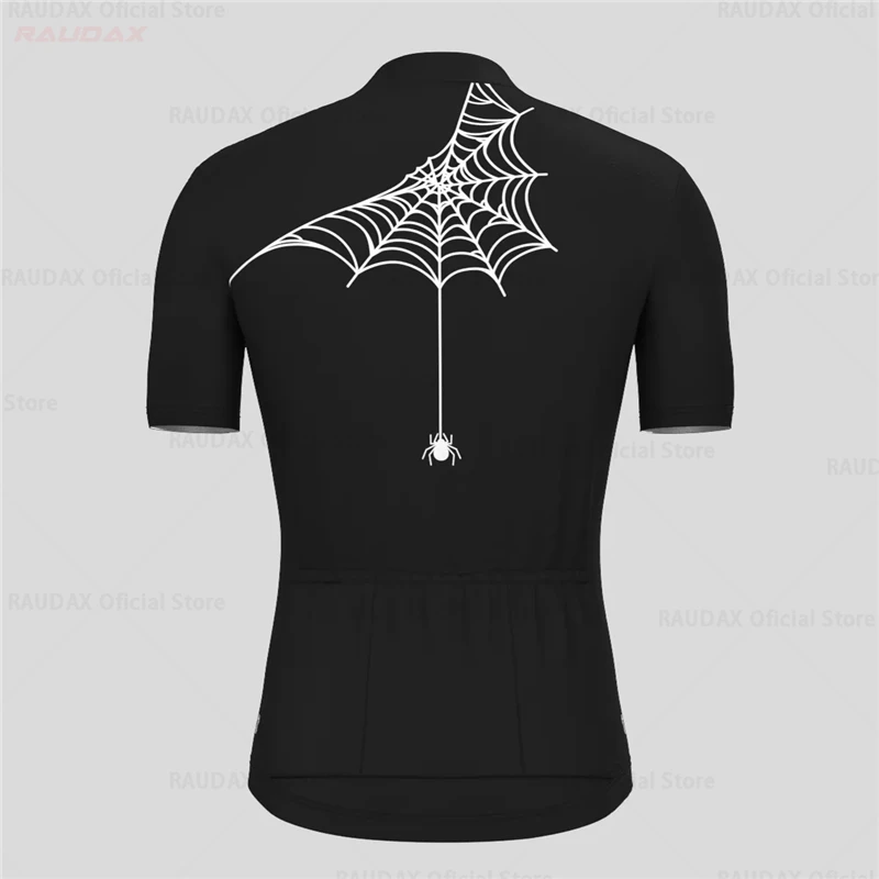 Halloween Skull Cycling Jersey Short Sleeve Men Summer Bike Clothing Road Bicycle Jersey MTB Breathable Cycling Shirt Maillot