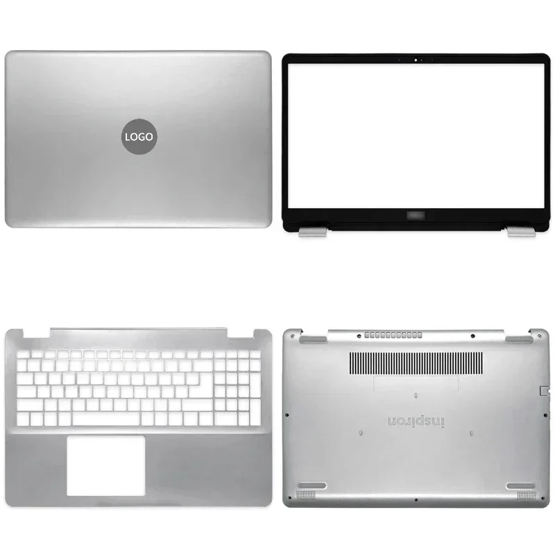 New Original For Inspiron 15 5584 P85F Laptop LCD Back Cover Front Bezel Upper Palmrest Bottom Base Case Keyboard Hinges