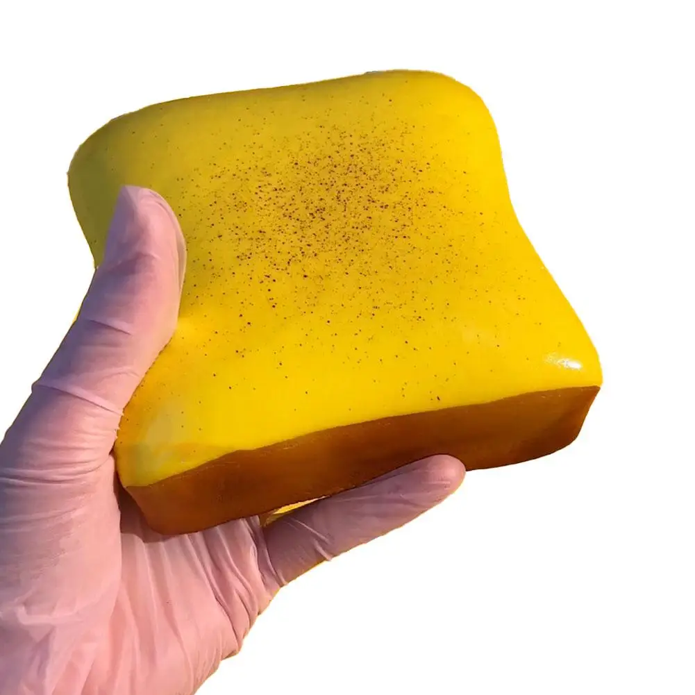 Squishy Simuliertes Toastbrot-Quetschspielzeug, langsam aufsteigendes Stressabbau-Spielzeug, sensorisches Fidget-Spielzeug für Angstzustände, ADHS, Fidget-Spielzeug für Kinder