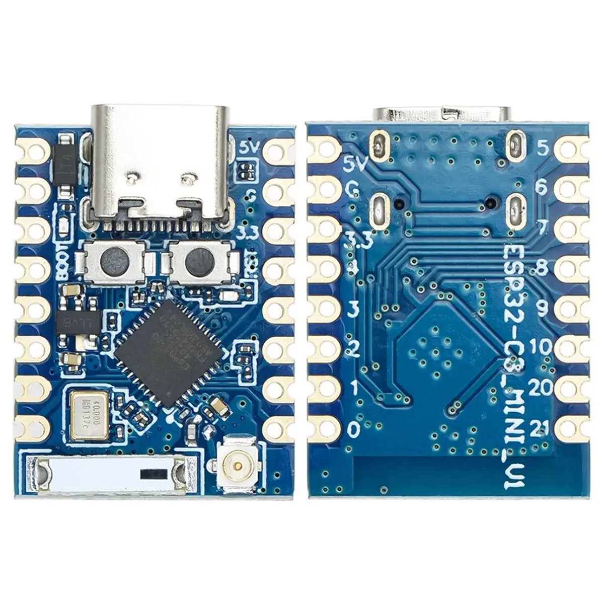 update. 5Pcs ESP32C3 PRO MINI Development Board Onboard ESP32-C3FH4 Chip Module WiFi BT Function the Pin Header Not Soldered