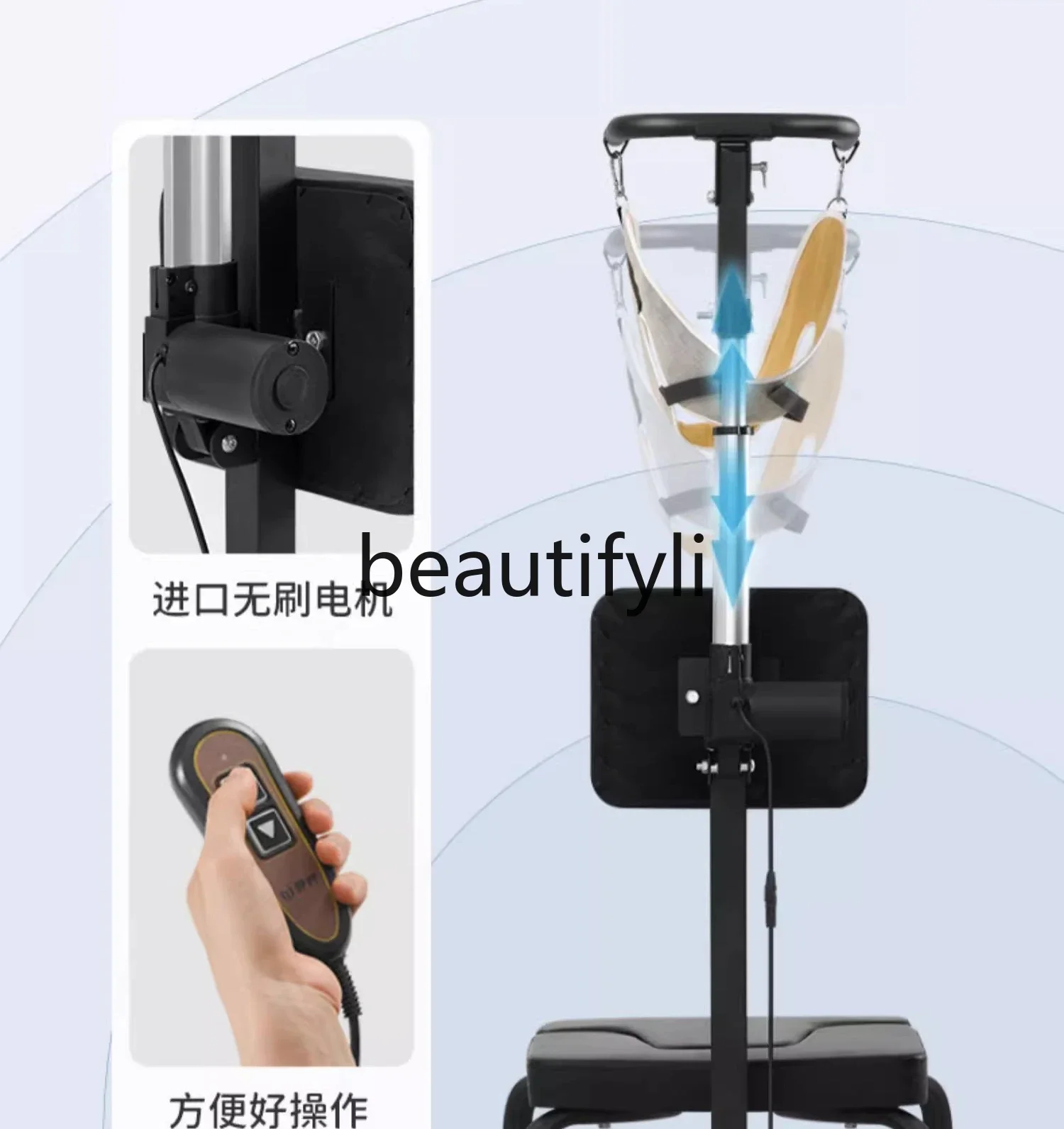 

Home electric lumbar spine resistance exercise transfer chair stretcher neck puller