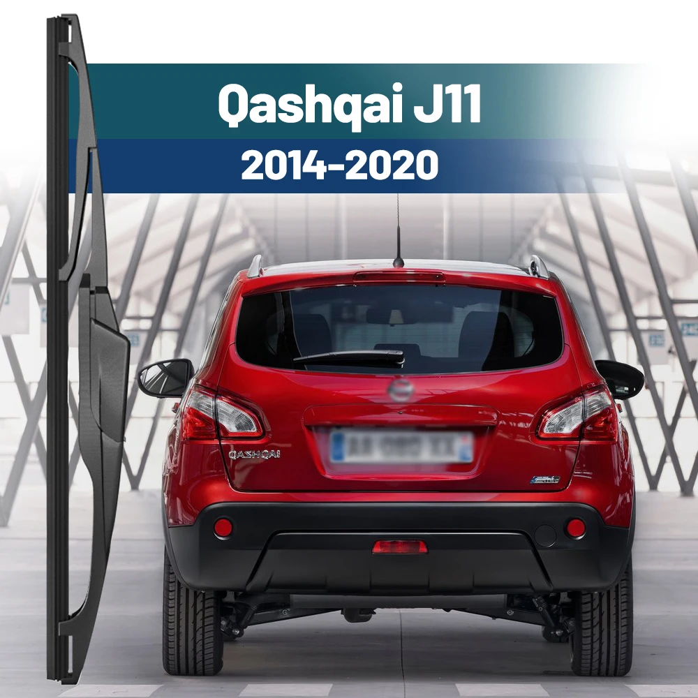 Für Nissan Qashqai J11 2014-2020 2015 12 "Heckscheibe Scheibenwaschanlage Wischer Klinge 2016 2017 2018 2019 auto Zubehör