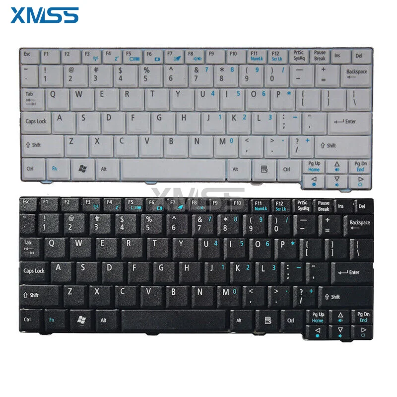 Teclado estadounidense para Acer Aspire one ZG5 D150 D210 D250 A110 A150 A150L ZA8 ZG8 KAV60