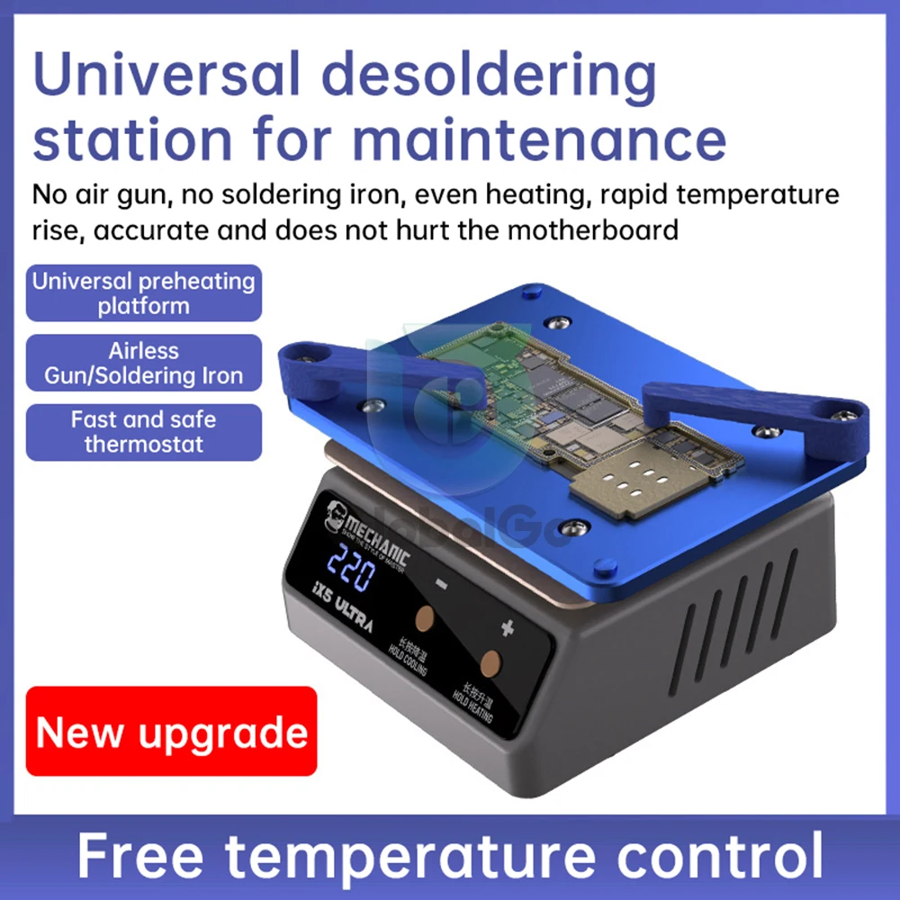 

IX5 Upgraded Version Ultra Universal Preheating Platform For Mobile Phone Motherboard Layered Preheater Tin Platform Repair Tool