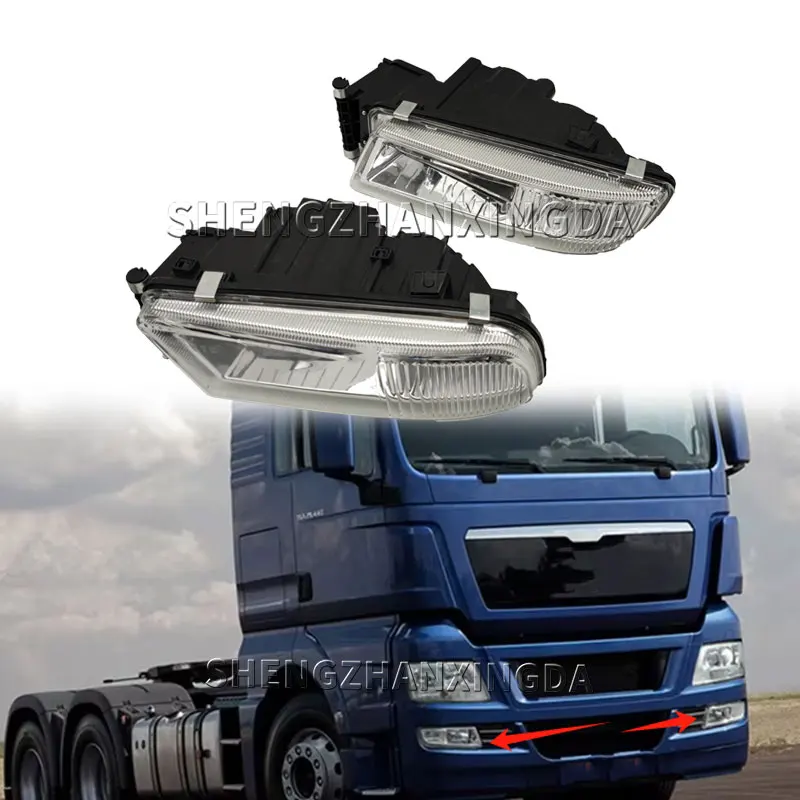 

Подходит для передней противотуманной фары Man Tgx Tgs Tgl Truck и правой стороны. 81251016522 Левая сторона 81251016521