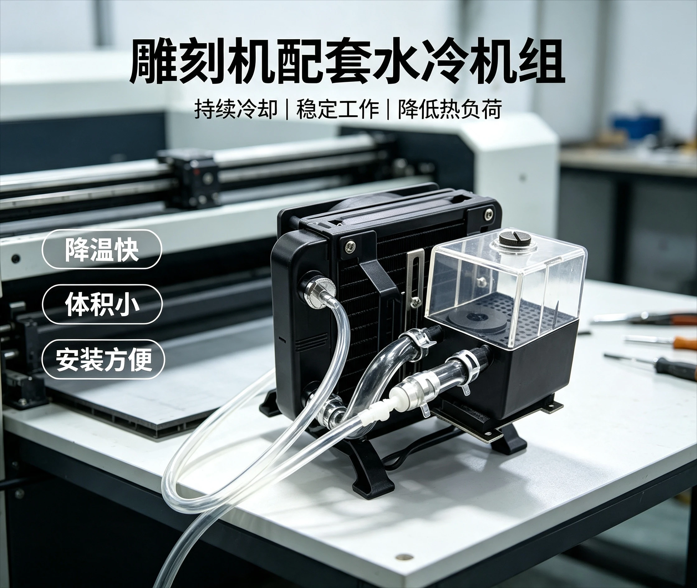 300T All-in-One External Water-Cooled Radiator - for Mobile Phone, Laptop & Game Console Modification