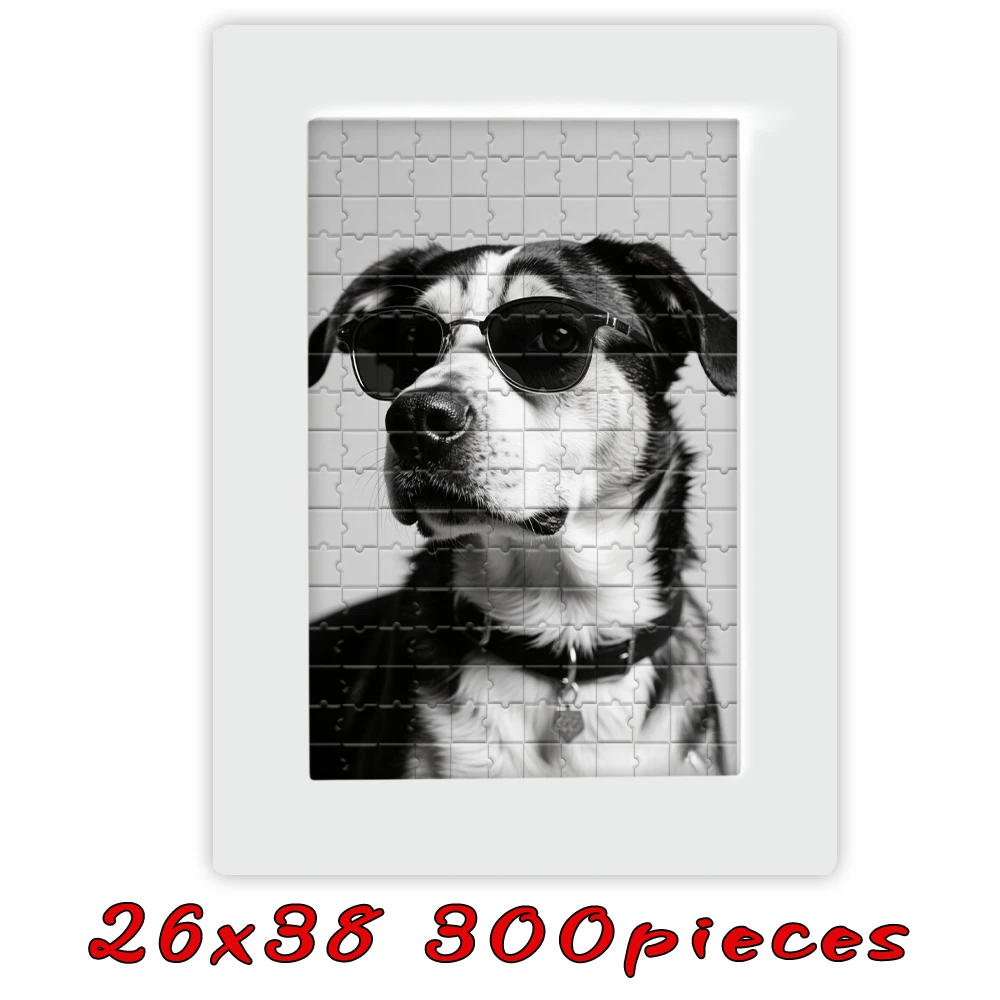 Op maat gemaakte houten puzzels, houten lijsten in meerdere kleuren en maten, op maat gemaakte afstudeerfoto-puzzels als creatieve cadeaus