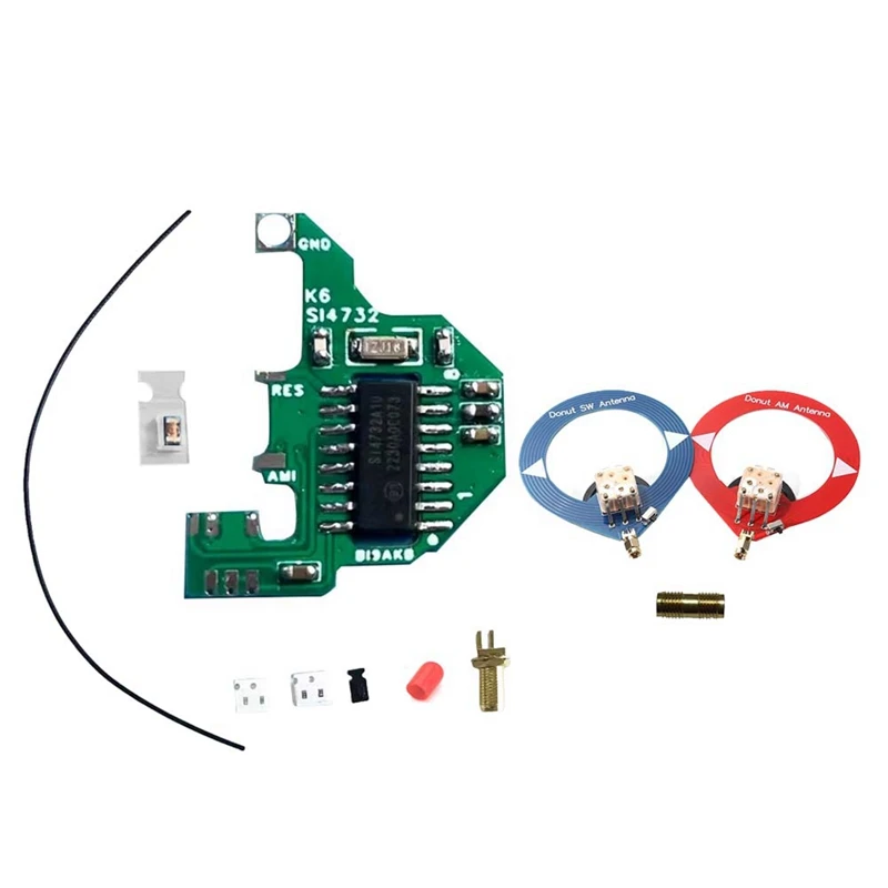 

SI4732 Modification Module And Crystal Oscillator+2Xdonut Antenna FPC For Quansheng UVK5/K6 Dual Antenna Solution