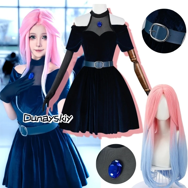 Special Offer Mizi Cosplay Clothing Anime Alien Stage Costume Mizi Costume Dress Wig Suit Party Play Role Outfit For Girl Woman