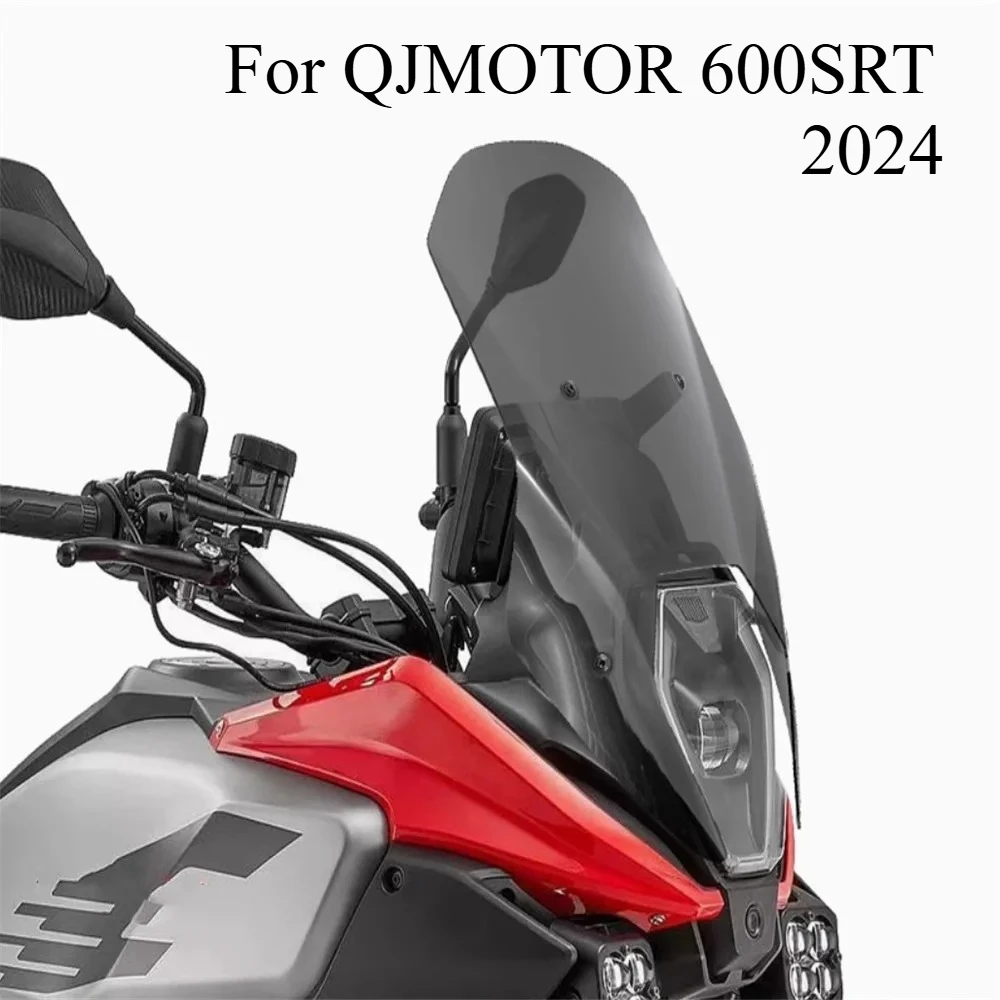 

For QJMOTOR 600SRT motorcycle front windshield modification accessories 2024 600srt 600 SRT wind deflector heightened widened