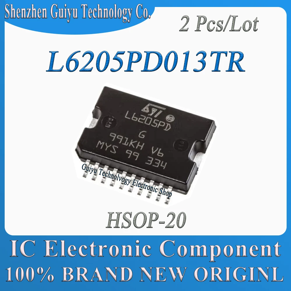 

2 Pcs/Lot L6205PD013TR L6205PD013T L6205PD013 L6205PD L6205 HSOP-20 IC Chip