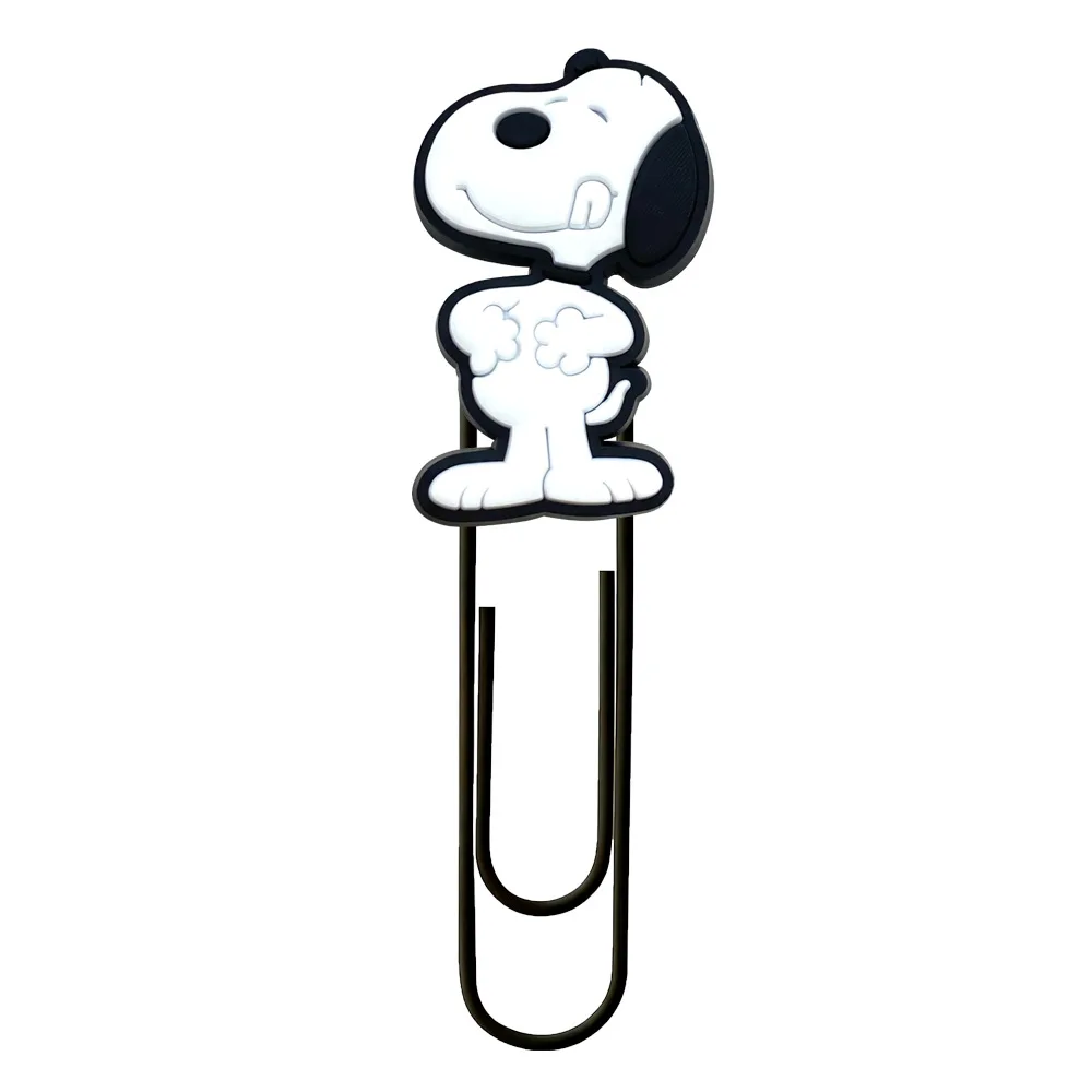 New Snoopy PVC Decorative Spinning Needle Office Supplies Paper Clip Cute Bookmark DIY Creative Paper Clip Y2k Fashion Toy Anime