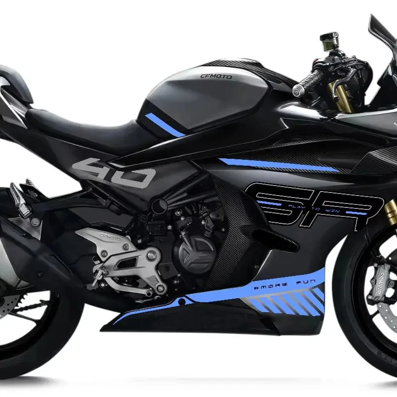 

Наклейка на обтекатель для кузова мотоцикла CFMOTO 450SR, накладки на бак, защита тяговой наклейки для газовой коленной ручки