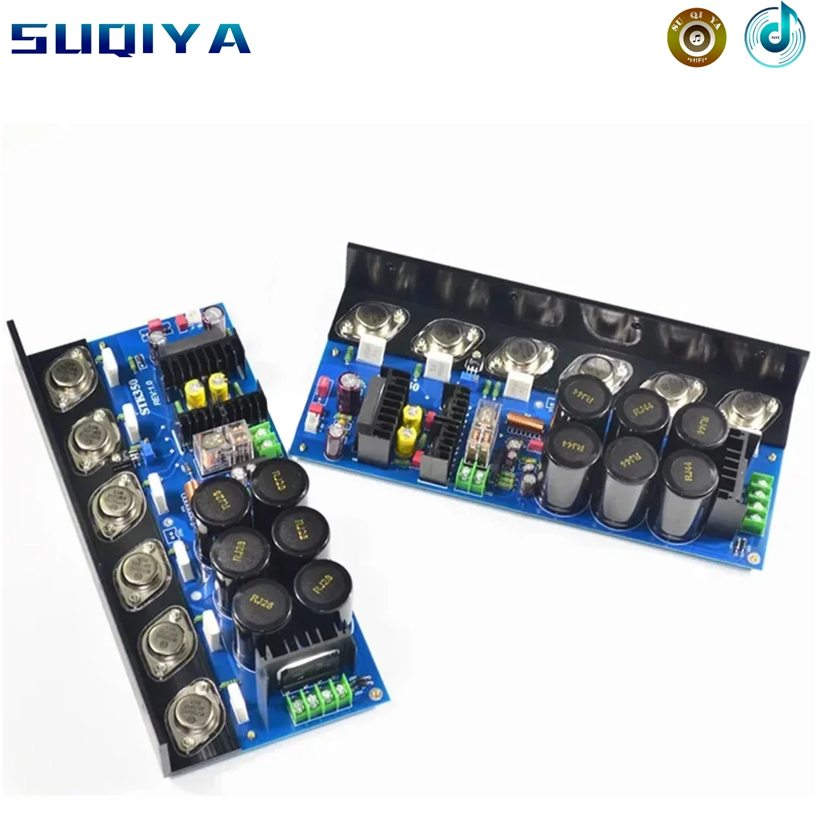 

STK350 ON MJ15024 MJ15025 Gold seal tube 300W*2 HIFI Audio amplifier board finished